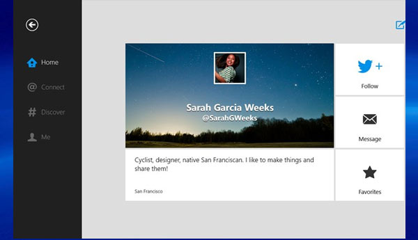 twitter oficial app windows 8 rt