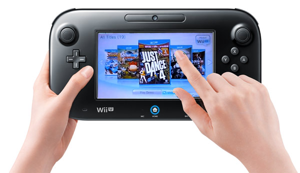 video gamepad wii u pantalla