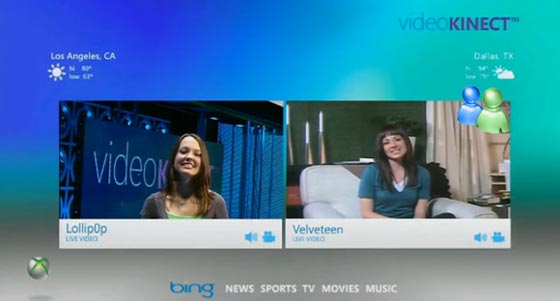 video kinect messenger