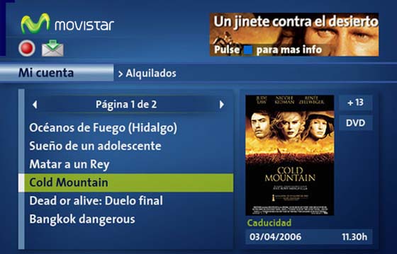 videoclub movistar adsl