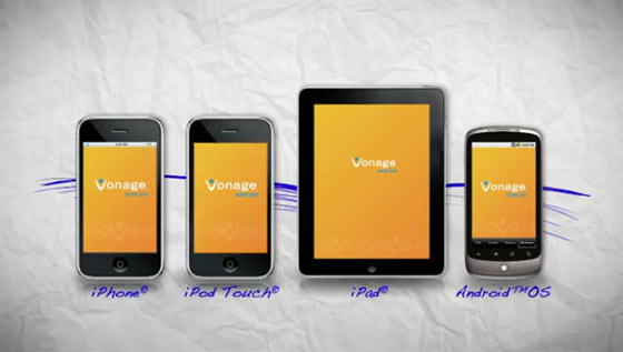 vonage facebook iphone android app