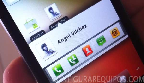 widget contactos android