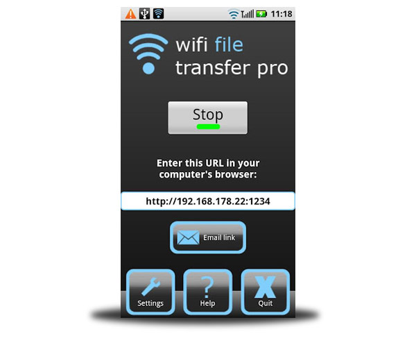 wifi file transfer pro android apk