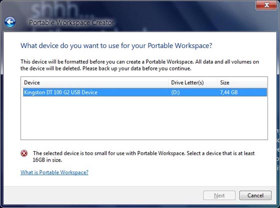 windows 8 portable workspace