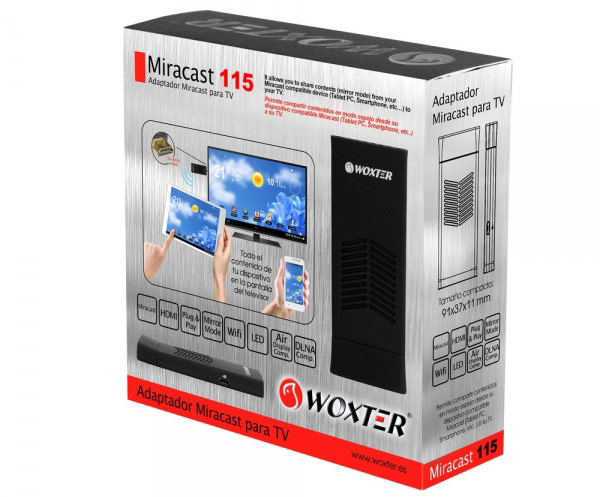 woxter miracast 115 caja