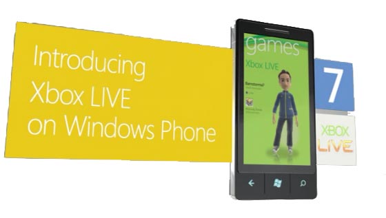 xbox live windows phone 7
