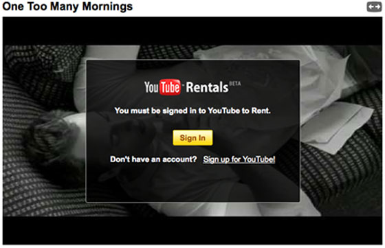 youtube rentals video