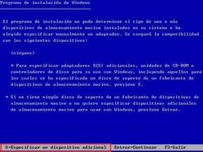 Hacer que Windows XP un disco duro en instalación .