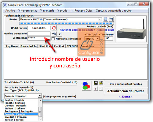 como abrir puertos del router 1