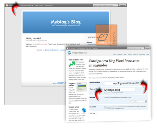 como crear blog con wordpress gratis 2