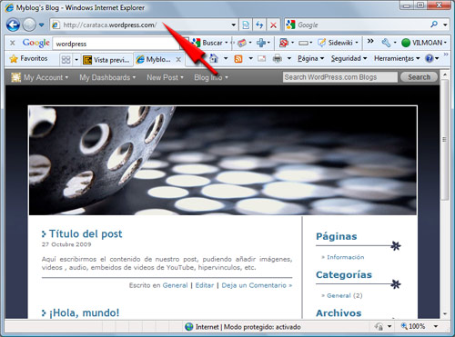 como crear blog con wordpress gratis 6