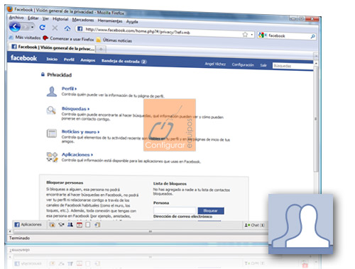 configurar privacidad datos facebook 1