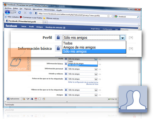 configurar privacidad datos facebook 2