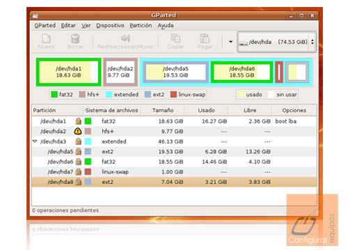 convertir particion ext3 ext4 sin formatear