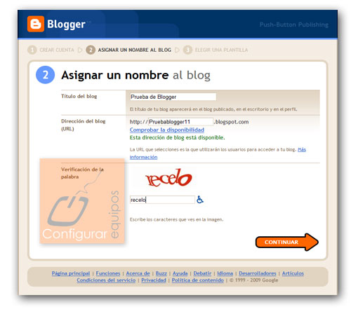 como crear blog personal blogger 2