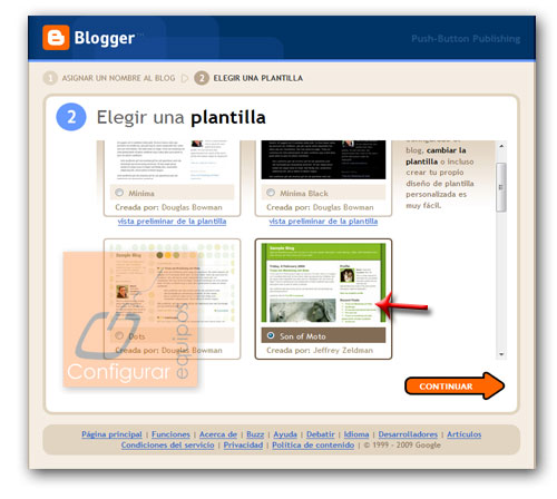 como crear blog personal blogger 3