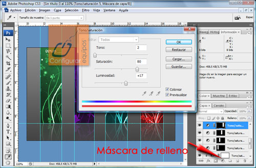 como crear fondo photoshop 5