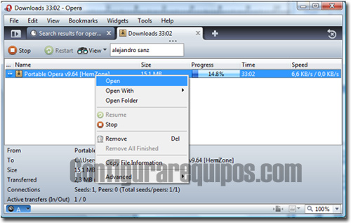 descargar archivos torrent opera 10 5