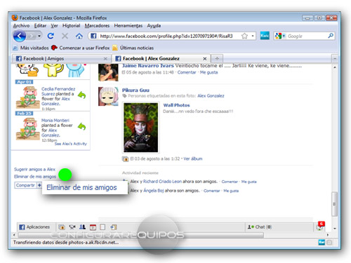 eliminar amigos facebook 2