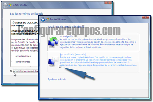 Instalar Windows 7 desde cero