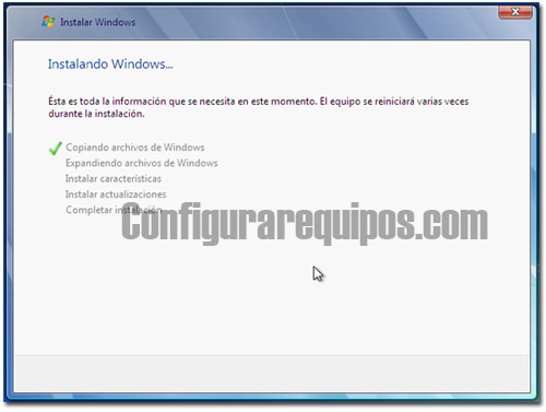 Instalar Windows 7 desde cero