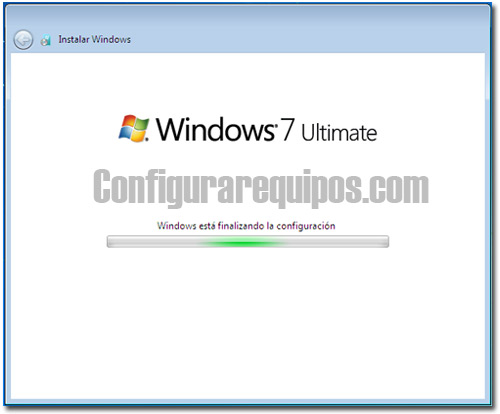 Instalar Windows 7 desde cero