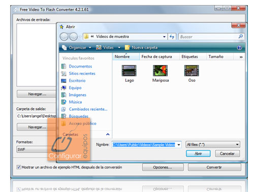 como pasar videos a flash flv swf 1