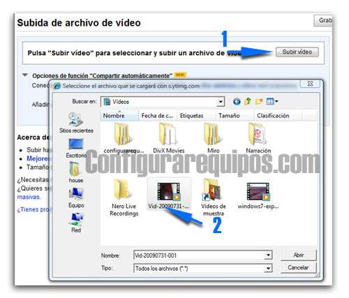 Cmo subir videos 3d a YouTube