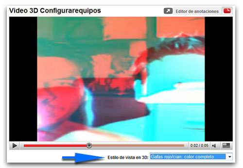 Cmo subir videos 3d a YouTube