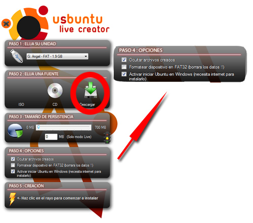 instalar ubuntu en un pendrive 2