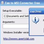 Imagen de Exe to MSI Converter Free