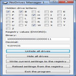Imagen de NoDrives Manager 1.1.0